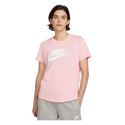 Nike SPORTSWEAR ESSENTIAL ICON FUTURA Dámské tričko, růžová, velikost