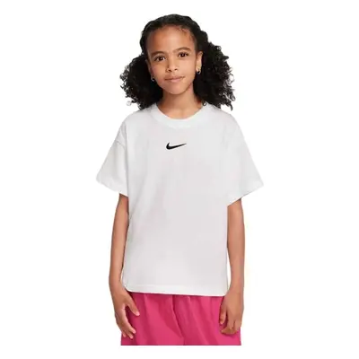 Nike SPORTSWEAR Dětské triko, bílá, velikost