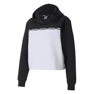 Puma AMPLIFIED CROPPED HOODIE Dámská sportovní mikina, černá, velikost