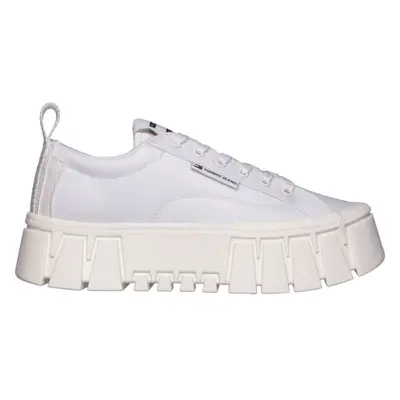 Tommy Hilfiger TJW FLATFORM SNEAKERNYLON Dámská volnočasová obuv, bílá, velikost