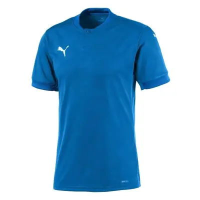 Puma TEAMFINAL JERSEY TEE Pánské sportovní triko, modrá, velikost