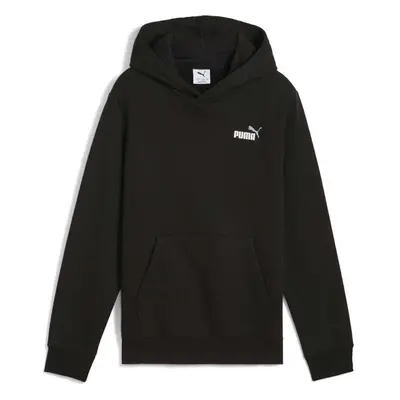 Puma ESSENTIALS COL SMALL LOGO HOODIE FL B Chlapecká mikina, černá, velikost