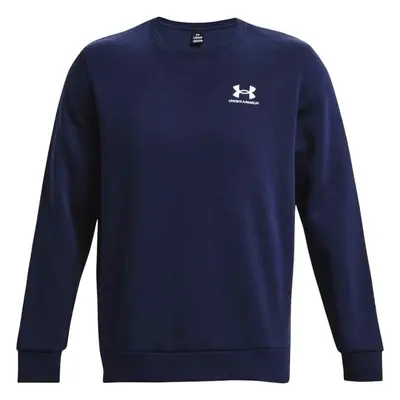 Under Armour ESSENTIAL FLEECE CREW Pánská mikina, tmavě modrá, velikost