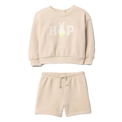 GAP KNIT ACTIVE Dětská tepláková souprava, béžová, velikost