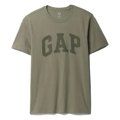 GAP V-EVERYDAY Pánské tričko, khaki, velikost