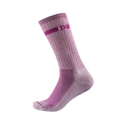 Devold OUTDOOR MEDIUM WOMAN SOCK Dámské sportovní ponožky, růžová, velikost