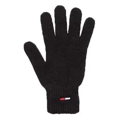 Tommy Hilfiger TJM FLAG GLOVES Pánské zimní rukavice, černá, velikost