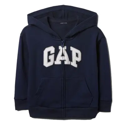 GAP V-FRCH LOGO Chlapecká mikina, tmavě modrá, velikost