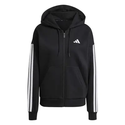 adidas ESSENTIALS 3-STRIPES HOODIE Dámská mikina, černá, velikost