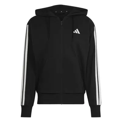 adidas ESSENTIALS 3-STRIPES FRENCH TERRY Pánská mikina, černá, velikost