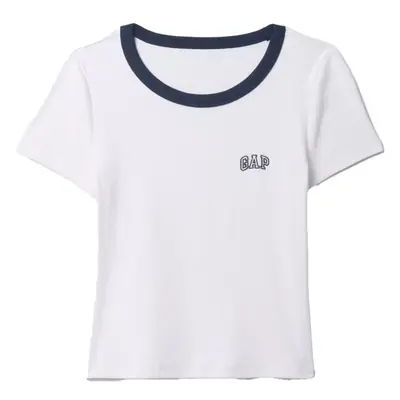 GAP SMALL LOGO RINGER Dámské tričko, bílá, velikost