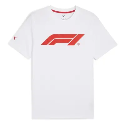 Puma F1 ESSENTIALS LOGO TEE Pánské triko, bílá, velikost