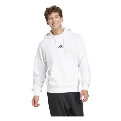 adidas ESSENTIALS FEELCOZY HOODIE Pánská mikina, bílá, velikost