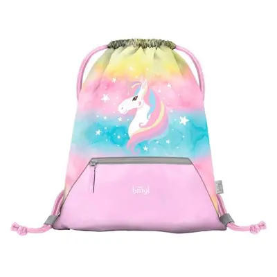 BAAGL RAINBOW UNICORN Sáček na obuv, růžová, velikost