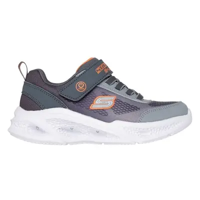 Skechers METEOR-LIGHTS Dětská volnočasová obuv, šedá, velikost