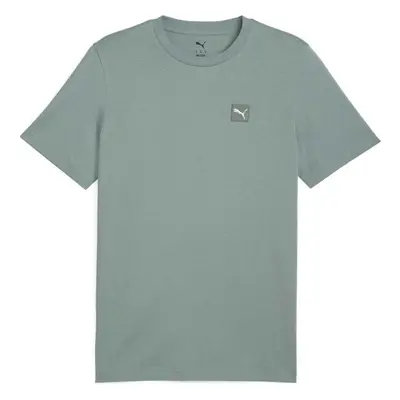 Puma ESSENTIALS ELEVATED TEE Pánské triko, zelená, velikost