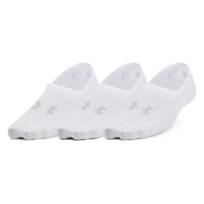 Under Armour BREATHE LITE ULTRA LOW 3P Dámské ponožky, bílá, velikost