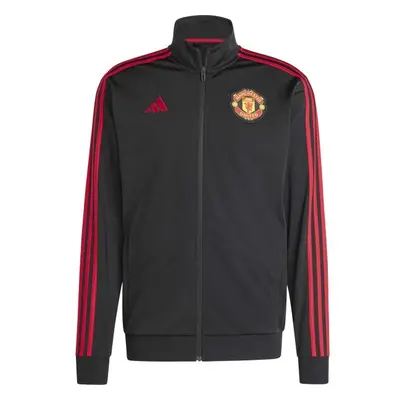 adidas MANCHESTER UNITED JACKET Pánská fotbalová bunda , černá, velikost