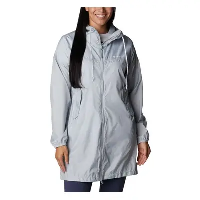 Columbia FLASH CHALLENGER LONG WINDBREAKER Dámská bunda, šedá, velikost