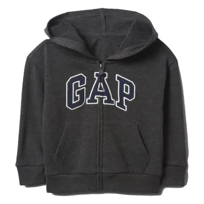 GAP V-FRCH LOGO Chlapecká mikina, tmavě šedá, velikost