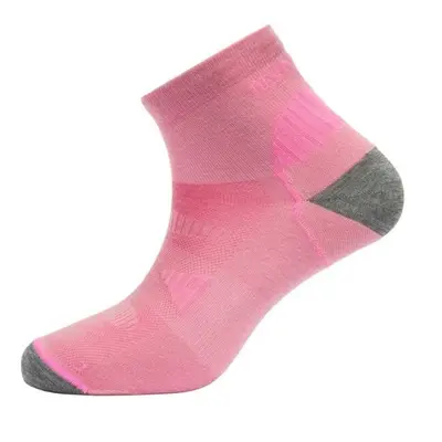 Devold RUNNING MERINO ANKLE SOCK Sportovní vlněné ponožky, růžová, velikost