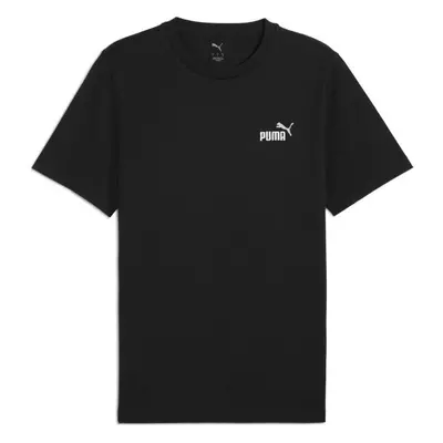 Puma ESSENTIALS 2COLOR SMALL NO LOGO TEE Pánské triko, černá, velikost