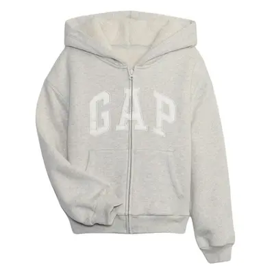 GAP COZY LOGO Dívčí mikina, šedá, velikost