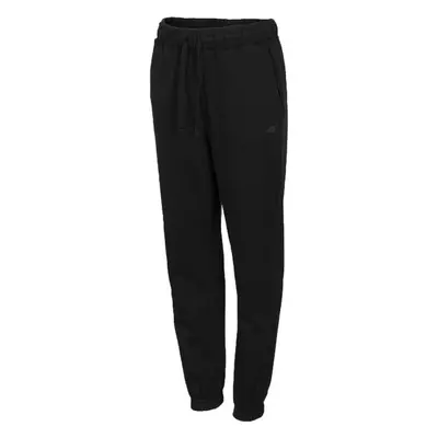 4F TROUSERS CAS Dámské tepláky, černá, velikost