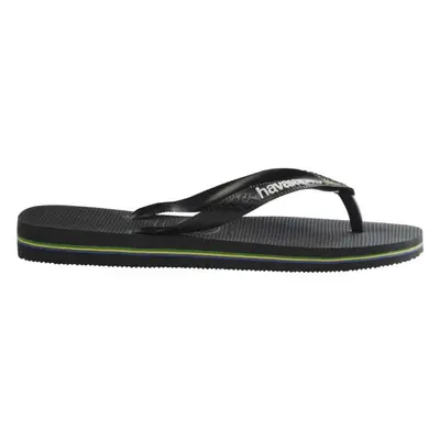 HAVAIANAS BRASIL LOGO Unisex žabky, černá