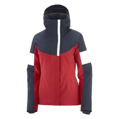 Salomon SPEED JACKET W Dámská lyžařská bunda, červená, velikost