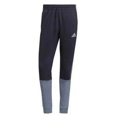 adidas MELANGE PANTS Pánské tepláky, tmavě modrá, velikost