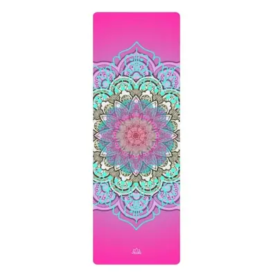 YOGGYS TRAVEL YOGA MAT 1.5 MM LOTUS BLOSSOM Podložka na jógu cestovní, růžová, velikost