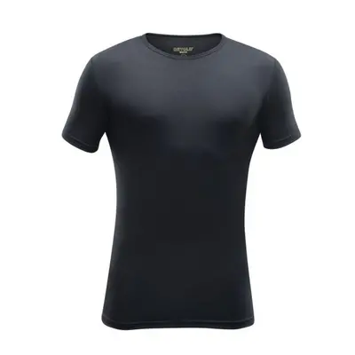 Devold BREEZE T-SHIRT Pánské vlněné triko, černá, velikost