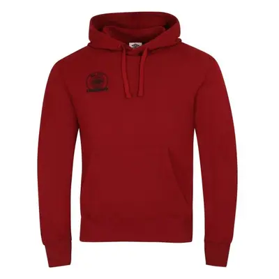 Umbro COLLEGIATE GRAPHIC HOODIE Pánská mikina, vínová, velikost