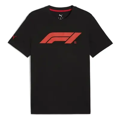 Puma F1 ESSENTIALS LOGO TEE Pánské triko, černá, velikost