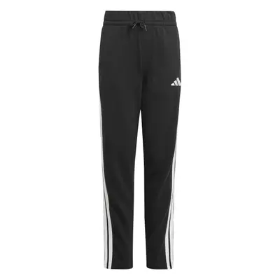 adidas ESSENTIALS 3-STRIPES FLEECE PANTS Juniorské tepláky, černá, velikost