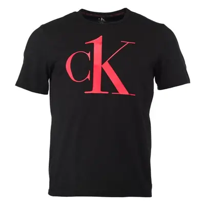 Calvin Klein S/S CREW NECK Pánské tričko, černá, velikost