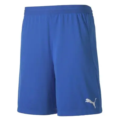 Puma TEAM FINAL KNIT SHORTS Pánské kraťasy, tmavě modrá, velikost