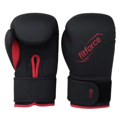 Fitforce PATROL Tréninkové boxerské rukavice, černá, velikost