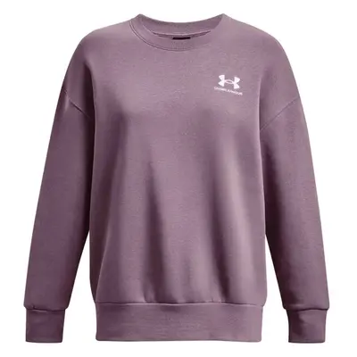 Under Armour ESSENTIAL FLC OS CREW Dámská mikina, fialová, velikost