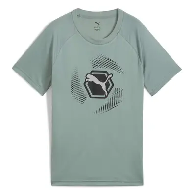 Puma ACTIVE SPORTS POLY TEE Chlapecké triko, zelená, velikost