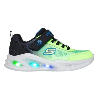 Skechers METEOR-LIGHTS Dětská volnočasová obuv, zelená, velikost