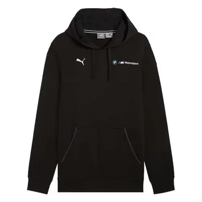 Puma BMW MOTORSPORT ESSENTIALS+ HOODIE FT Pánská mikina, černá, velikost