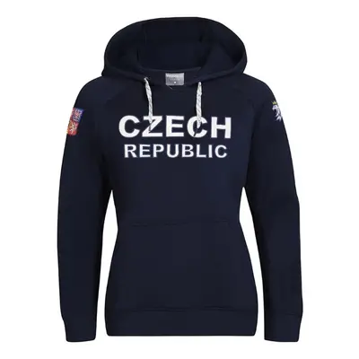 Střída CZECH HOODY Dámská mikina, tmavě modrá, velikost