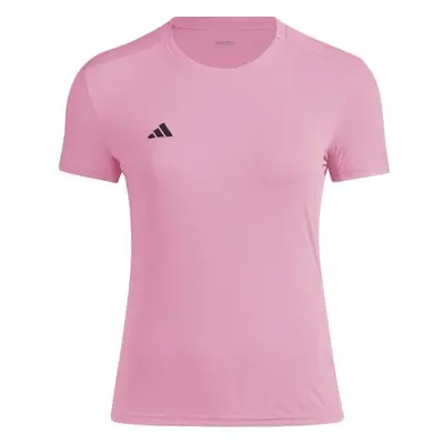 adidas ADIZERO ESSENTIALS TEE Dámské běžecké triko, růžová, velikost