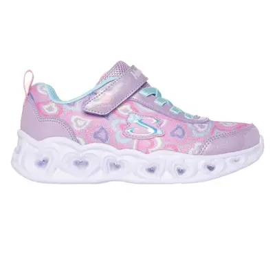 Skechers HEART LIGHTS - BOOGIE LOVE Dívčí vycházková obuv, fialová, velikost