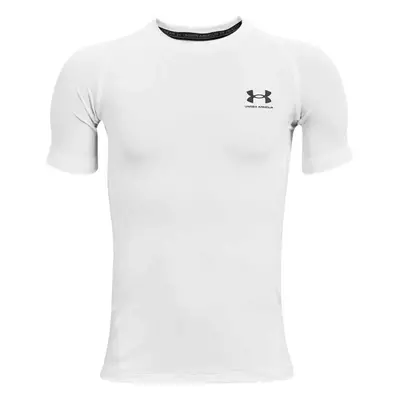 Under Armour HG ARMOUR Chlapecké tričko, bílá, velikost