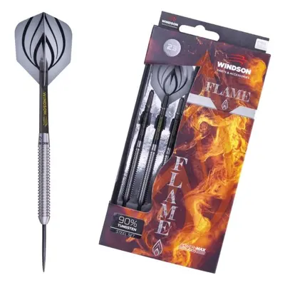 Windson FLAME G TUNGSTEN STEEL SET Set wolframových šipek s ostrými hroty, šedá, velikost