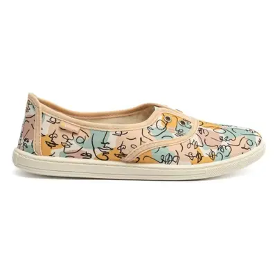 Oldcom SARAH PRINT Dámské slip-on boty, růžová, velikost