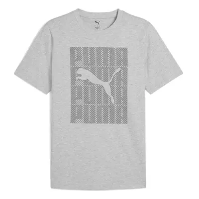 Puma GRAPHIC PUMA WORDING TEE Pánské triko, šedá, velikost